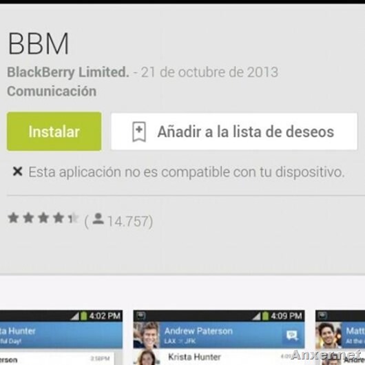 Tutorial para instalar el BBM para Android en dispositivos “No compatibles”