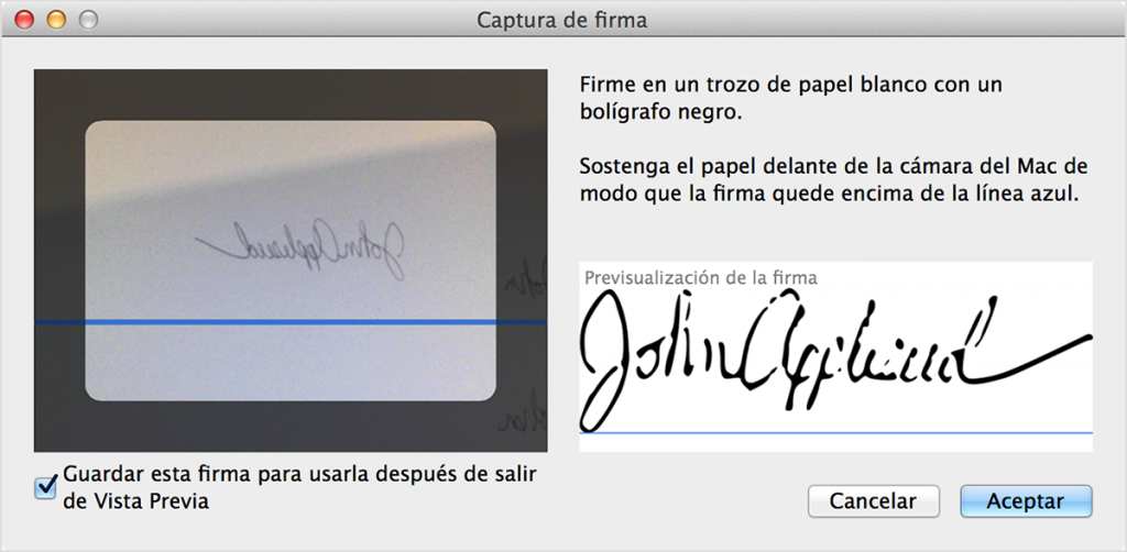 Poner Tu Firma en documentos Pdf usando vista previa en MAC