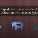 Caja de texto con opción de autocompletado utilizando php, mysql y jquery
