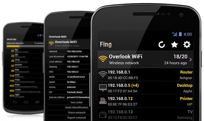 Fing. Descubre intrusos en tu red desde el teléfono o desde tu computadora.