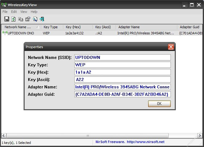 Respaldo de claves wifi almacenadas en la computadora.