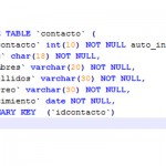 Crear base de datos en mysql