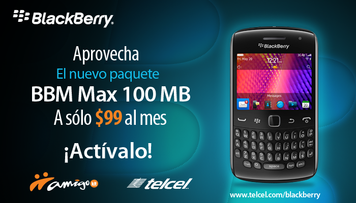 Tener Pin en Blackberry sin Plan de datos TELCEL