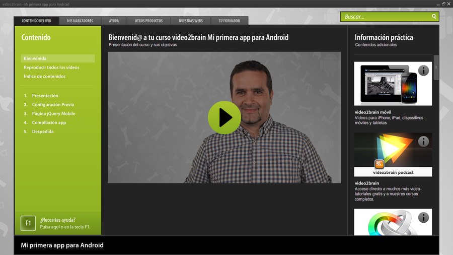 Video2Brain: Mi primera app para Android MEGA