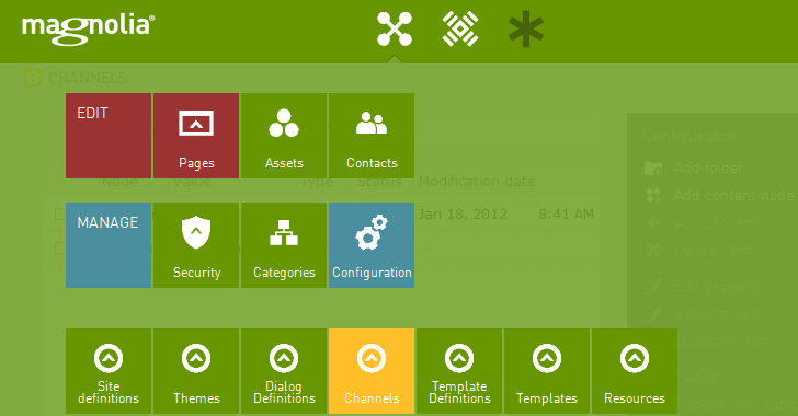Un CMS desarrollado en Java