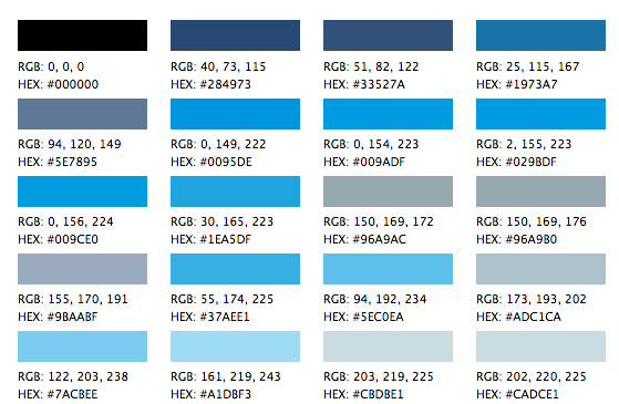 Generando paleta de color con la extension Palette para Chrome