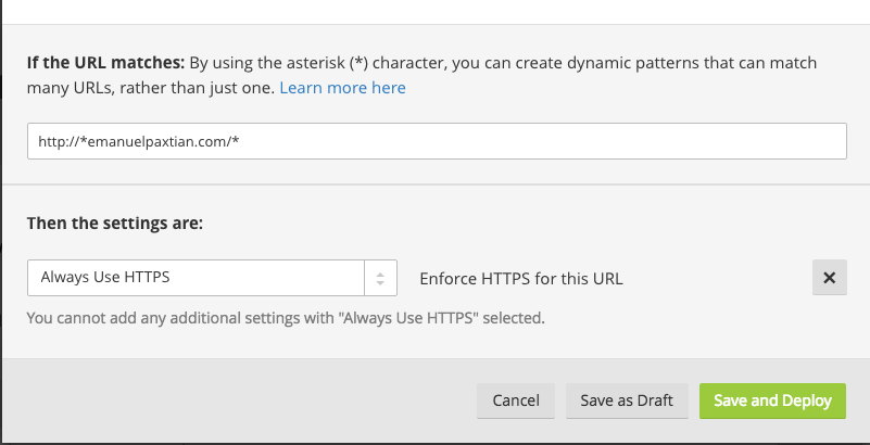 Forzar el uso de ssl (https) usando cloudflare